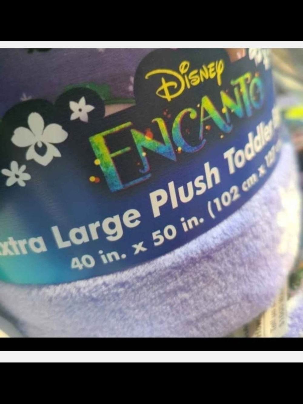 Disney Encanto Plush Toddler Throw - Light Purple